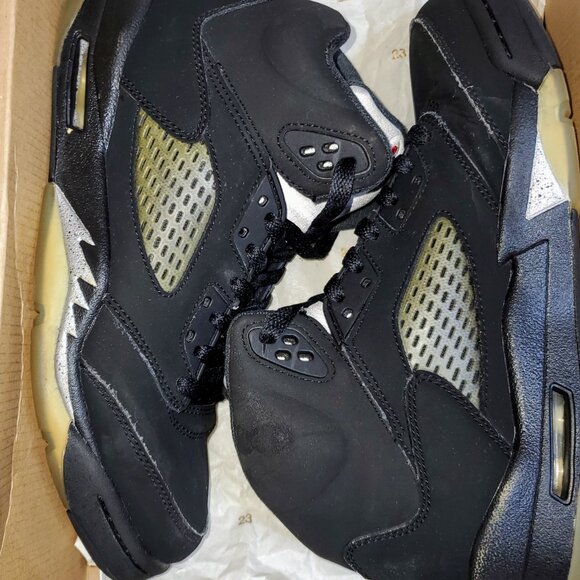 845036 003 Air Jordan 5 Retro OG BG 'Metallic' 7Y - Picture 3 of 6